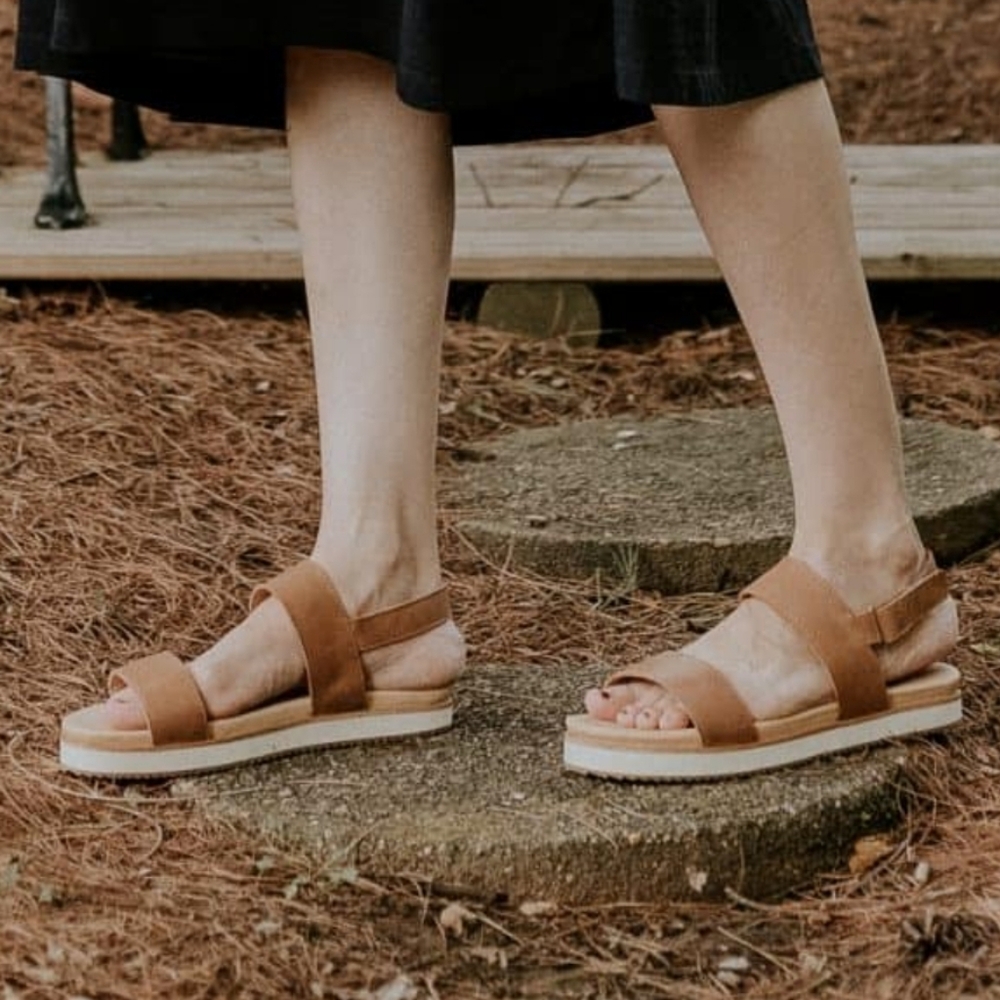 Nisolo Go To 2.0 Sandals Almond Leather Size 7.5 - Picture 11 of 11